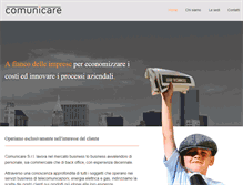 Tablet Screenshot of comunicaresrl.net